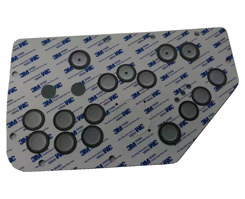 Paver machine main console control panel film